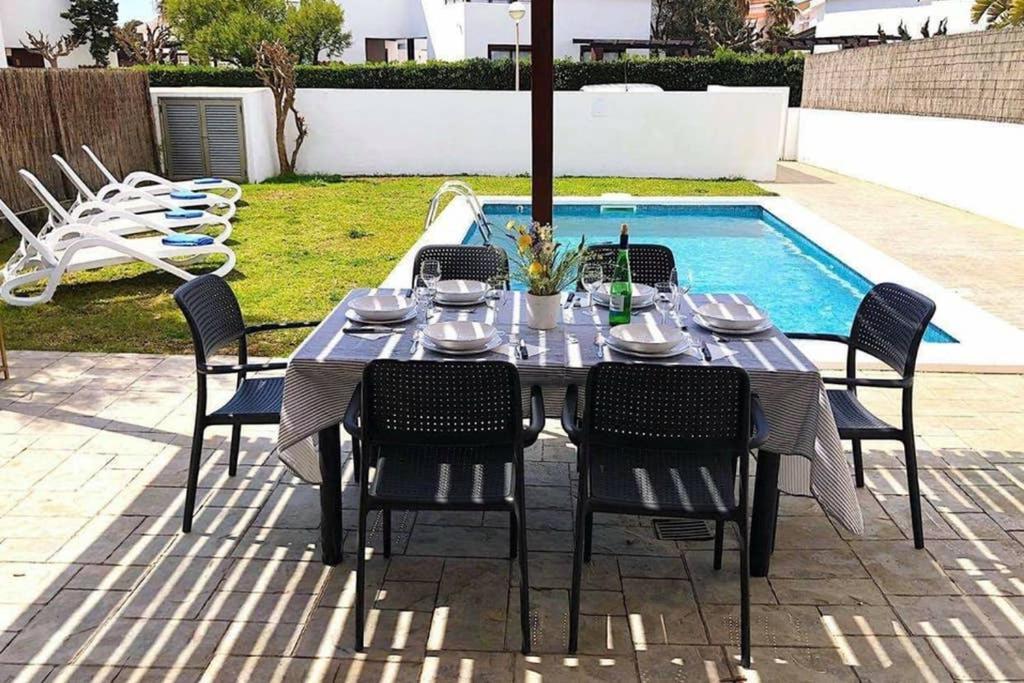Villa D'Aina * Propiedad Privada Con Piscina Cala en Bosch Luaran gambar