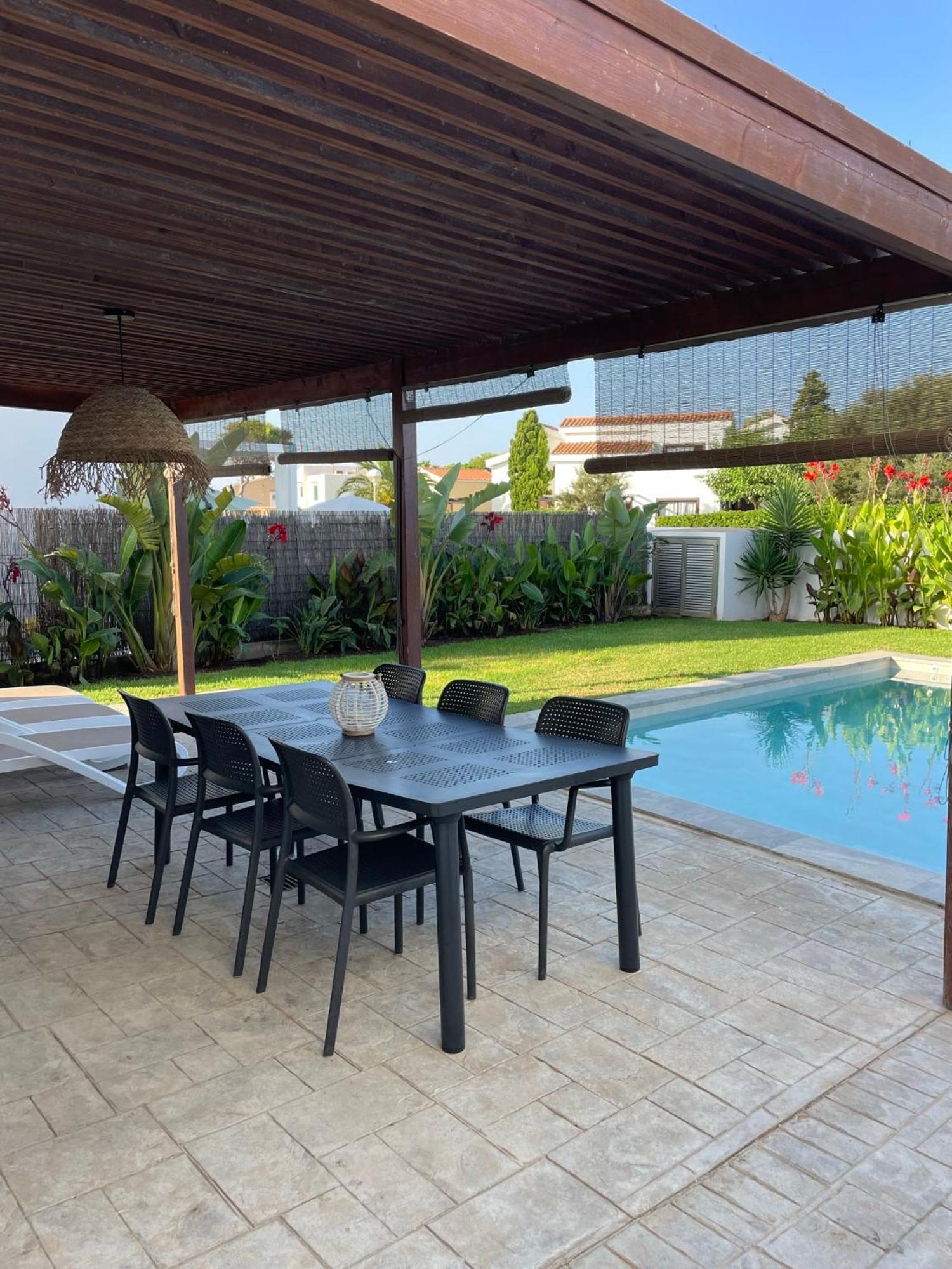 Villa D'Aina * Propiedad Privada Con Piscina Cala en Bosch Luaran gambar